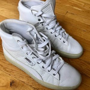 Puma basket exotic mid high top